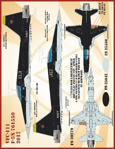 FURBALL 48-065 1/48 USN VFC-111 F-5NF Freedom Fighter, Bandit Sundowners