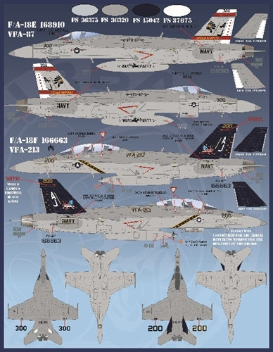FURBALL 48-066 1/48 USN F/A-18C/E/G Hornet, Carrier Air Wing 8, Operation Innate Resolve 2017