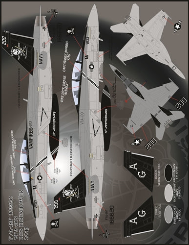 FURBALL 48-067 1/48 F-18F VFA-103 Victory Super Hornet