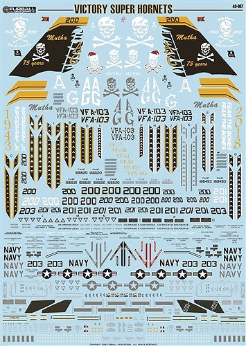 FURBALL 48-067 1/48 F-18F VFA-103 Victory Super Hornet