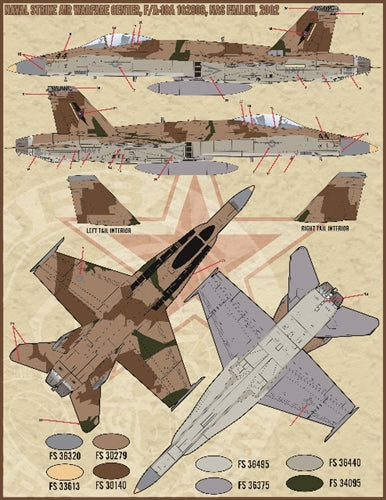 FURBALL 48-070 1/48 USN F/A-18A/A+/B/C Hornet, Legacy Bug Bandits