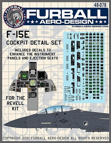 FURBALL 48-078 1/48 F-15E Cockpit Detail Set