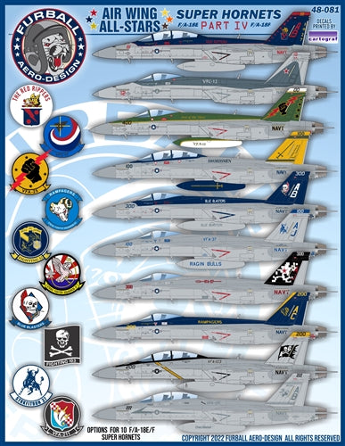 FURBALL 48-081 1/48 AirWing All-Stars Super Hornets Part 4