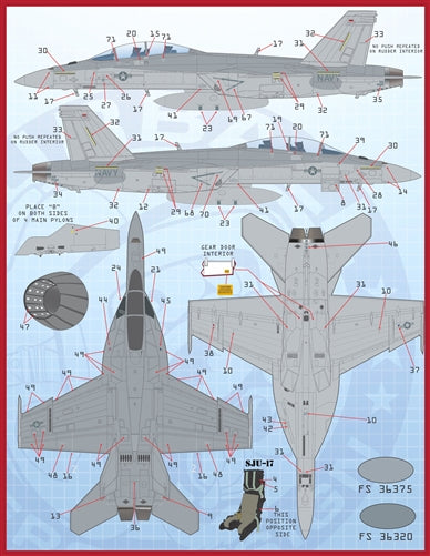 FURBALL 48-082 1/48 AirWing All-Stars Super Hornets Part 5