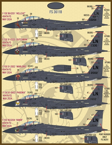 FURBALL 48-093 1/48 F-15E Drone Killer