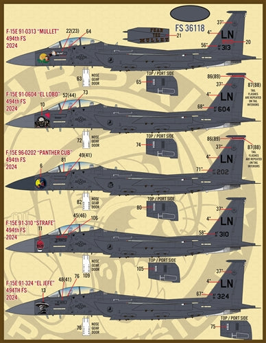 FURBALL 48-093 1/48 F-15E Drone Killer