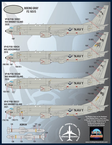 FURBALL 72-011 1/72 USN P-8 Poseidon