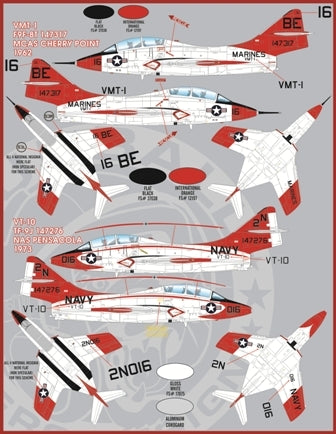 FURBALL FDS-4802 1/48 USN F9F-8T TF-9J Cougar Trainer