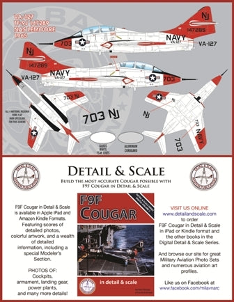 FURBALL FDS-4802 1/48 USN F9F-8T TF-9J Cougar Trainer