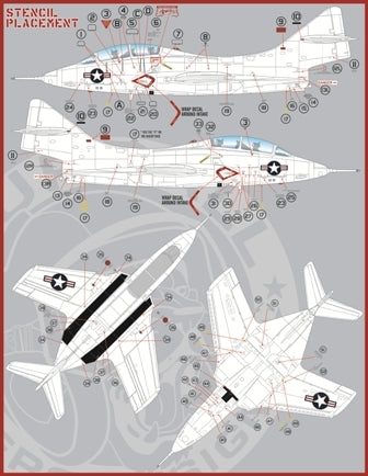 FURBALL FDS-4802 1/48 USN F9F-8T TF-9J Cougar Trainer