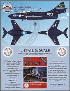 FURBALL FDS-4803 1/48 USN Sea Blue F9F-8 Cougar
