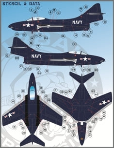 FURBALL FDS-4803 1/48 USN Sea Blue F9F-8 Cougar