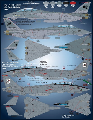 FURBALL FDS-4813 1/48 Tomcat Colors Markings Part V