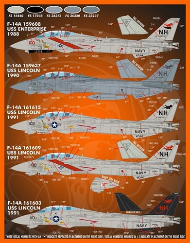 FURBALL F/D&S-4820 1/48 Tomcat Color & Marking Part XI