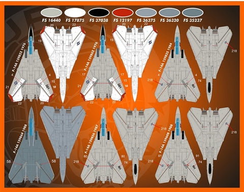 FURBALL F/D&S-4820 1/48 Tomcat Color & Marking Part XI
