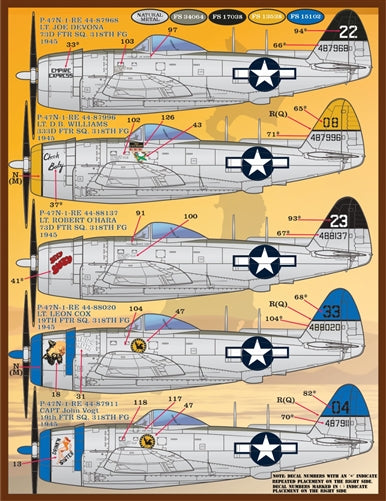 FURBALL F/D&S-4830 1/48 P-47 Coloring and Markings Part 2