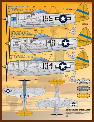 FURBALL F/D&S-4830 1/48 P-47 Coloring and Markings Part 2