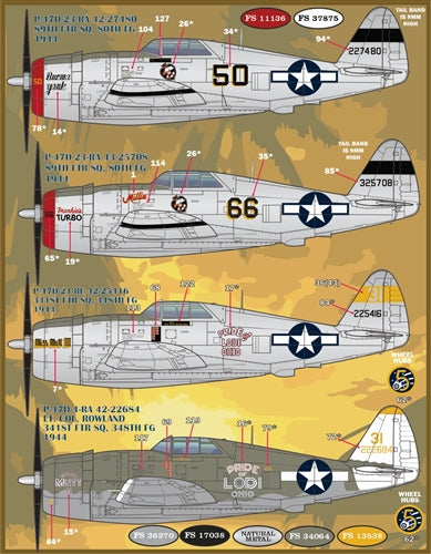 FURBALL F/D&S-4831 1/48 P-47 Coloring and Markings Part 3