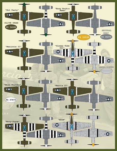 FURBALL F/D&S-4834 1/48 P-51B/C Coloring and Markings Part 1