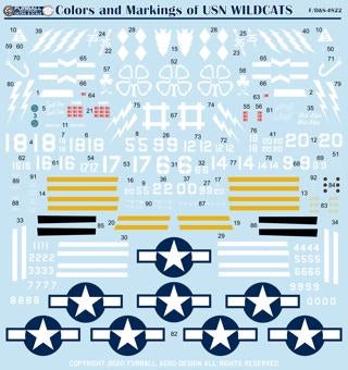 FURBALL F/D&S-7203 1/72 Color and markings of the FM-2 Wildcat