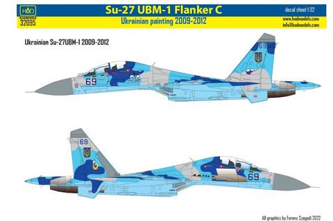HAD Models 32095 1/32 Su-27UB ”69” extended decal version