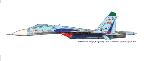 HAD Models 48171 1/48 Su-27(Russian 08 shark) decal