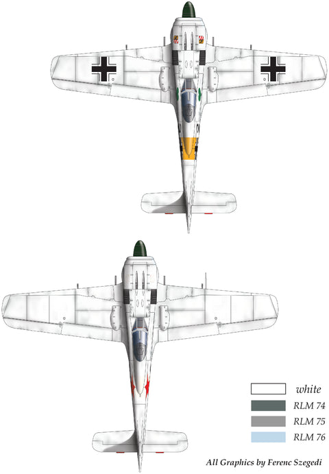 HAD Models 48179 1/48 FW 190 A-4 (Black 2 JG54; + Soviet captured painting) decal sheet
