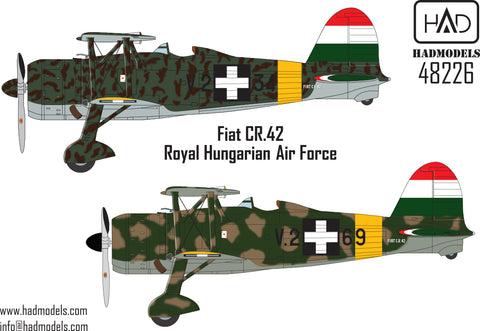 HAD Models 48226 1/48 CR-42 Kereszetes part1 decal sheet
