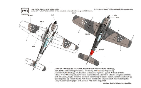 HAD Models 72115 1/72 Fw-190 F-8 / A-8 (Luftwaffe ”black 2”)