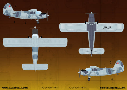 HAD Models 72126 1/72 An-2 decal sheet