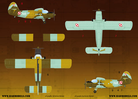 HAD Models 72126 1/72 An-2 decal sheet