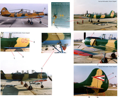 HAD Models 72165 1/72 JAK-52 decal sheet