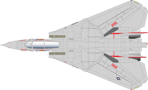 HAD Models 72194 1/72 F-14A VF111 ”Sundowners” - Miss Molly decal sheet