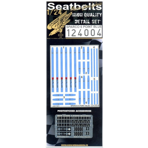 HGW 124004 1/24 Sparco Blue - Six Point