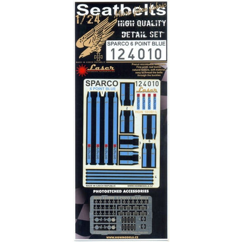 HGW 124010 1/24 Sparco Blue - Six Point