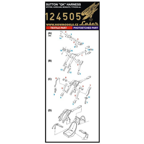 HGW 124505 1/24 Sutton "QK" Harness - Early