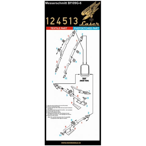 HGW 124513 1/24 Bf109G-6