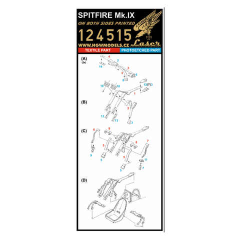 HGW 124515 1/24 Spitfire Mk.IX