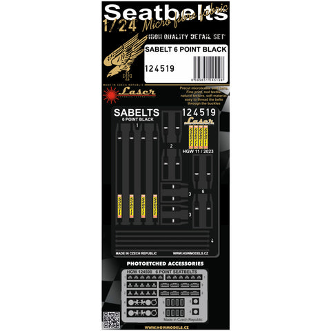 HGW 124519 1/24 Sabelt 6 Point Black