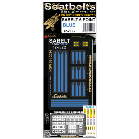 HGW 124522 1/24 SABELT 6 POINT BLUE