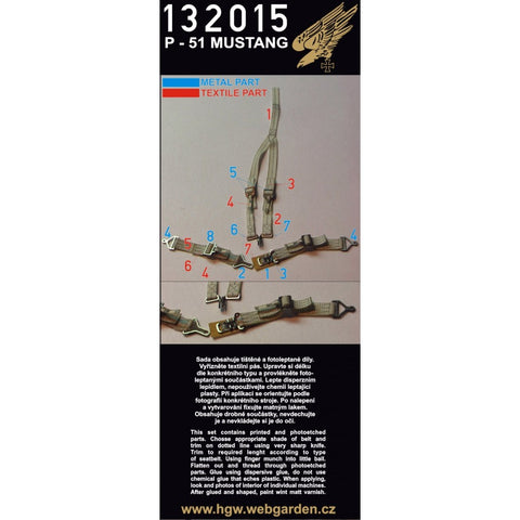 HGW Models 132015 1/32 P-51 Mustang 2 sets | Dragon, Trumpeter, Hasegawa, Tamiya
