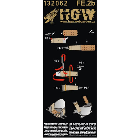 HGW Models 132062 1/32 RAF FE.2b 2 sets | Wingnut Wings