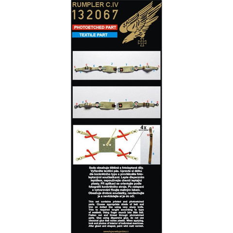 HGW Models 132067 1/32 Rumpler C.IV 2 sets | Wingnut Wings