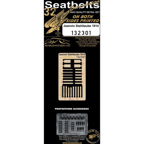 HGW Models 132301 1/32 Jeannin Stahltaube pre-cut (laser) | double-sided printing