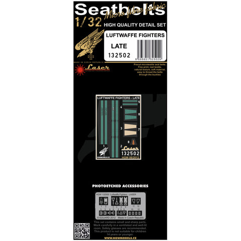 HGW Models 132502 1/32 Luftwaffe Fighters - Late pre-cut (laser)