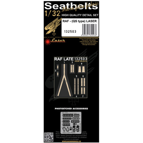 HGW Models 132503 1/32 RAF - Late pre-cut (laser) | WWII era