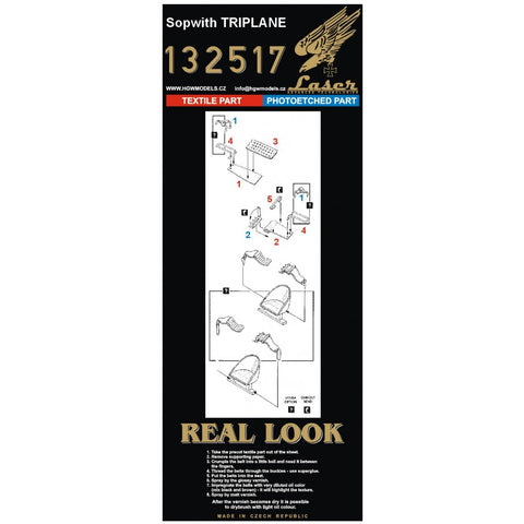 HGW Models 132517 1/32 Sopwith Triplane pre-cut (laser) | Wingnut Wings