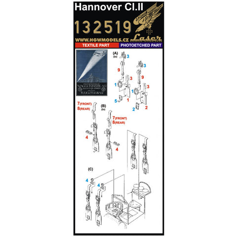 HGW Models 132519 1/32 Hannover Cl.II pre-cut (laser) | Wingnut Wings
