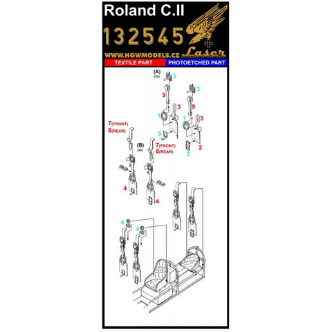 HGW Models 132545 1/32 Roland C.II pre-cut (laser) | Wingnut Wings