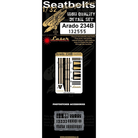 HGW Models 132555 1/32 Arado Ar 234B pre-cut (laser) | Fly